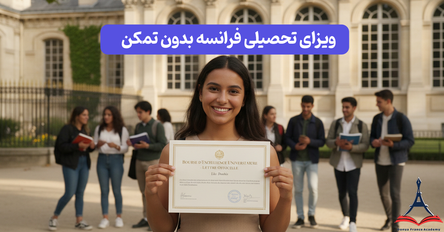 ویزای تحصیلی فرانسه بدون تمکن مالی